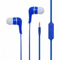 Toshiba | Toshiba Active Wired Earphones with 4 Hours Talktime - Blue