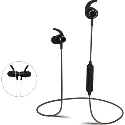 Bluetooth Headphones | Case 4U Bluetooth Mikrofonlu Mp3 Micro SD Kart Destekli Spor Kulaklık - K04 - Siyah