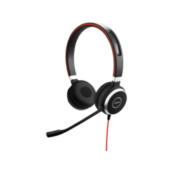 JABRA Evolve 40 Stereo UC - Office Headset (Kabelgebunden, Binaural, On-ear, Schwarz)