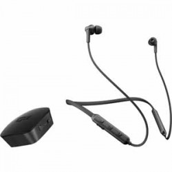 Bluetooth & Wireless Headphones | MEE Audios Bluetooth Wireless Audio Transmitter For TV with N1 Bluetooth Neckband In-Ear Headphones - Black