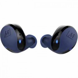 koptelefoon | MEE Audio EP-X10-BL BLUE 3rd Gen Truly Wireless Headphones, IPX5 water resistant, BT, Up to 23 hours of battery life with included charging 