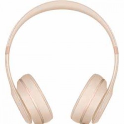 Beats By Dre Solo3 Bluetooth On-Ear Headphones with Mic Control - Matte Gold