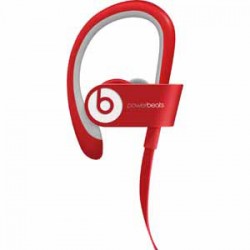BEATS BY DRE Powerbeats In-Ear Wireless Headphones with Mic - Red - Open Box