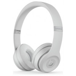 Beats by Dre Solo 3 On-Ear Wireless Headphones- Satin Silver