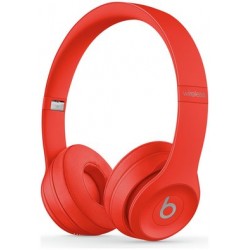 Beats by Dre Solo 3 On-Ear Wireless Headphones - Red