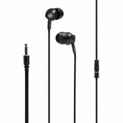 Headphones | Wicked Audio Ozer Earbud - Black. Wired Earbud. Mic and Track Control. Angled Housing. 2 Cushion Pairs.