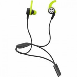 Wicked Audio Shred 2 - Lime Freak Wireless Bluetooth Sport Earbud IPX4 Sweatproof Neck Lock Design 3 Cushion Sizes