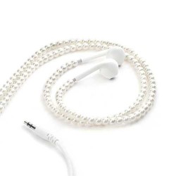 In-ear Headphones | Kikkerland Earbuds Pearls - İnci Kulakliklar