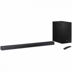 Samsung | Samsung HW-R450 Soundbar - Feel the rumble of deep bass from the wireless subwoofer. Get into the game with a special setting that optimizes