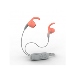 Casque Bluetooth | IFROGZ Sound Hub Tone - Bluetooth Kopfhörer (In-ear, Grey/Coral)