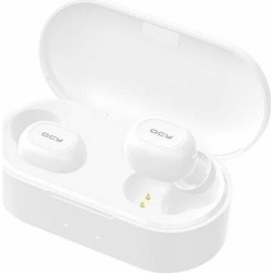 Qcy | QCY T2C Çift Mikrofonlu Şarj Edilebilir Bluetooth Kulaklık V5.0 Beyaz