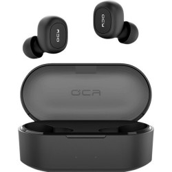 QCY T2C Çift Mikrofonlu Şarj Edilebilir Bluetooth V5.0 Siyah Telefon Kulaklığı