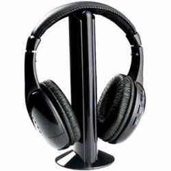 Over-ear hoofdtelefoons | Naxa Professional 5-In-1 Wireless Headphone System