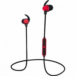 Naxa | Naxa NE-972 RED Bluetooth® Earphones with Ear-Hook Design and Magnet