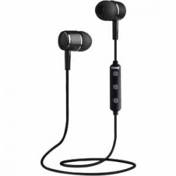 Naxa Bluetooth® Isolation Earphones with Microphone & Remote - Grey