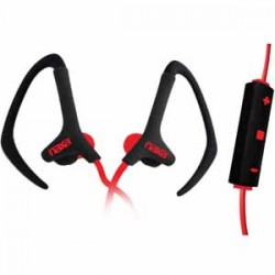 Bluetooth Headphones | Naxa NEURALE Wireless Sport Earphones with Mic & Remote - Red