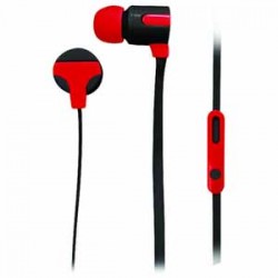 Headphones | Naxa ASTRA Isolation Stereo Earphones - Red