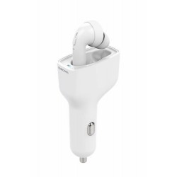 Dacom | İphone 7 Araç içi Kablosuz Bluetooth Kulaklık Beyaz