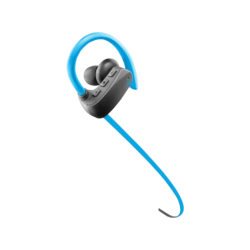 Bluetooth und Kabellose Kopfhörer | CELLULAR LINE Sport Bounce - Bluetooth Kopfhörer mit Ohrbügel (Blau/Schwarz)