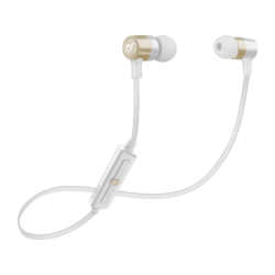 CELLULAR LINE Earphones - Bluetooth Kopfhörer (Weiss/gold)