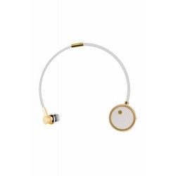 Fineblue | Fineblue FL-C8 Boyun Askılı Bluetooth Kulaklık Beyaz Gold