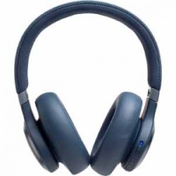 JBL LIVE 650BTNC Blue AM Over Ear Headphone Wireless Bluetooth Noise Canceling Voice Assistant Speakerphone
