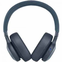 JBL E65 NC Blue Wireless Over-Ear Active Noise Cancelling 24 hour battery