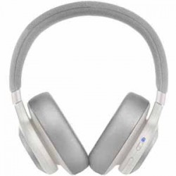 JBL E65 NC White Wireless Over-Ear Active Noise Cancelling 24 hour battery