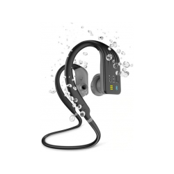 Bluetooth Kopfhörer | JBL Endurance DIVE - Bluetooth Kopfhörer mit Ohrbügel (In-ear, Schwarz/Grau)