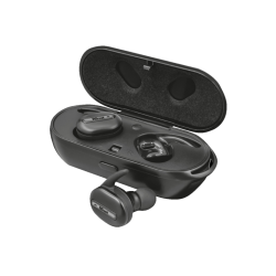 Bluetooth és vezeték nélküli fejhallgató | TRUST Urban Duet2, In-ear True Wireless Smart Earphones Bluetooth Schwarz