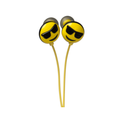 HMDX Jamoji Too Cool - Kopfhörer (In-ear, Gelb/Schwarz)