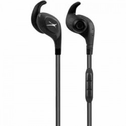 Bluetooth Headphones | Altec Sport In-Ear Earphones with Built-in Microphone - Black