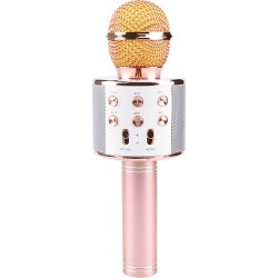 GOMAX | Gomax WS-858 Bluetooth Karaoke Mikrofon Hoparlör - Rose Gold