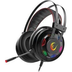 Kulaklık | Rampage Miracle-X1 RGB 7.1 Sound Titreşimli Mikrofonlu Oyuncu Kulaklığı