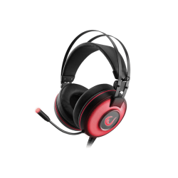 Ακουστικά τυχερού παιχνιδιού | RAMPAGE SN-RW66 Alpha 7.1 Surround Sound Sistem Mikrofonlu Oyuncu Kulaklığı Kırmızı