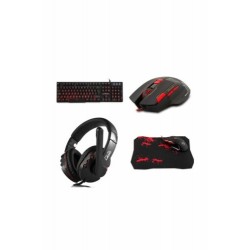 RAMPAGE | Klavye Mouse Kulaklık Gaming Oyuncu Set