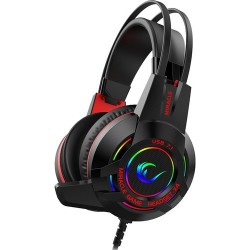 Rampage Miracle-X4 Siyah RGB LED 7.1 Surround Sound System Mikrofonlu Oyuncu Kulaklığı