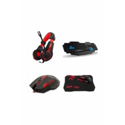 RAMPAGE | Klavye Mouse Kulaklık Gaming Oyuncu Set