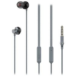 Headphones | S-link Swapp SW-K8 Bummer Mobil Uyumlu Metal Kulak İçi Gri Mikrofonlu Kulaklık