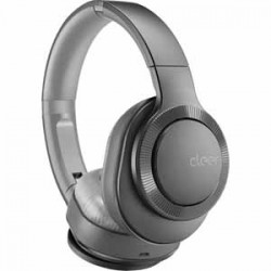 Headphones | Cleer FLOW II-Gunmetal Wireless Hybrid Noise Cancelation Headphone with Google Assistant Get help on-the-go with your Google Assistant Power