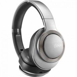 Headphones | Cleer FLOW-Silver Wireless Hybrid Noise Canceling Headphone Active Hybrid Noise Canceling Bluetooth 4.2 with NFC 40mm ironless drivers