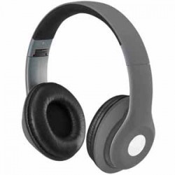 iLive IAHB48MG Wireless Headphones On-ear volume control Built-in microphone Built-in rechargeable battery GREY