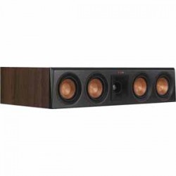 KLIPSCH | Klipsch Center Channel Speaker with 4 Spun Copper Cerametallic™Woofers - Walnut