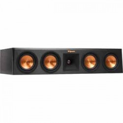 KLIPSCH | KLIPSCH RP-440C Ebony Quad 4 Cone Woofers 1 Titanium LTS Tweeter Sold in each