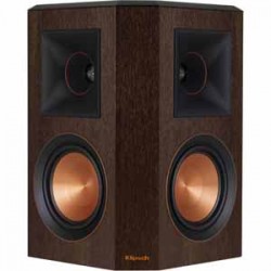 KLIPSCH | Klipsch Surround Sound Speaker with 5.25 Spun Copper Cerametallic Woofers - Walnut