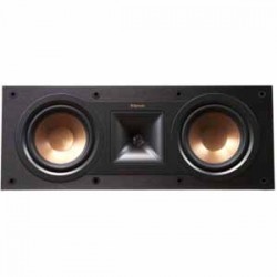 KLIPSCH | Klipsch R-25C-B Refurbished CENTER Speaker 2x5 woof traxtric horn 1 aluminum Linear tweet Each