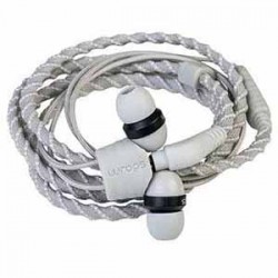 Wraps Talk Flint Wristband Headphones - Silver