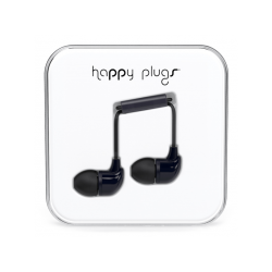 HAPPY PLUGS In-Ear Deluxe Edition Zwart