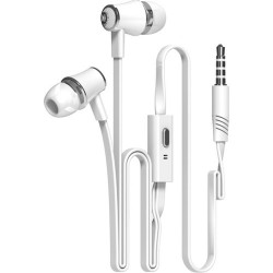 In-ear Headphones | GOB2C iPhone Samsug İçin Beyaz Kulakiçi Mikrofon