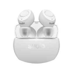 Bluetooth Headphones | SUDIO Tolv R - True Wireless Kopfhörer (In-ear, Weiss)